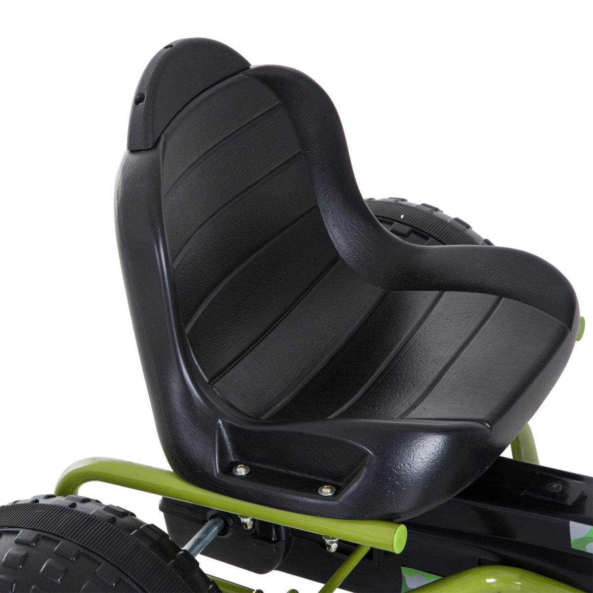 Children'S Go Kart Pedal Car Children'S Vehicle With Adjustable Seat Pedal Vehicle With Handbrake From 3 Years Green 95 X 66.5 X 57Cm