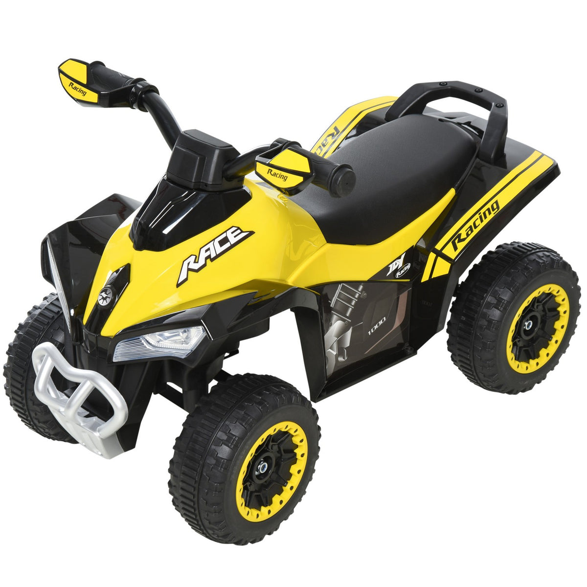 Children'S Ride-On Car Pedal Car With Feet Sliding Children'S Car Children'S Vehicle For 18-36 Months Light Music Plastic Steel Yellow 67.5 X 38 X 44 Cm