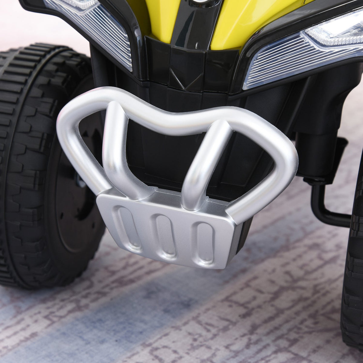 Children'S Ride-On Car Pedal Car With Feet Sliding Children'S Car Children'S Vehicle For 18-36 Months Light Music Plastic Steel Yellow 67.5 X 38 X 44 Cm