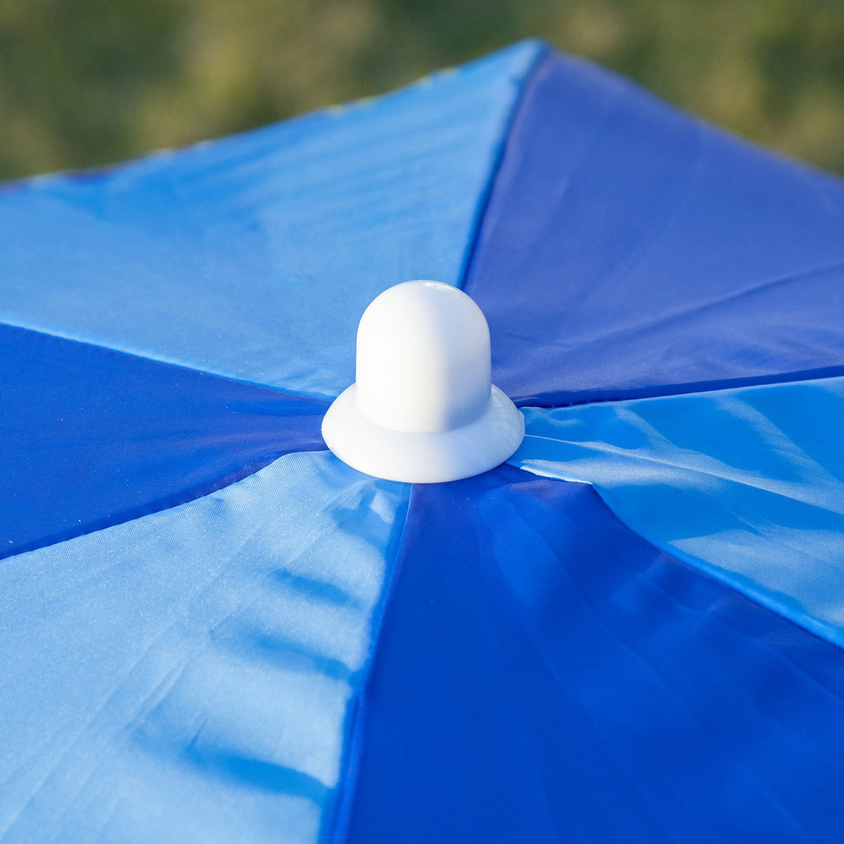 Children'S Seating Group, Camping Set, Garden Table, 2 Folding Chairs, Parasol, 3-6 Years, Blue