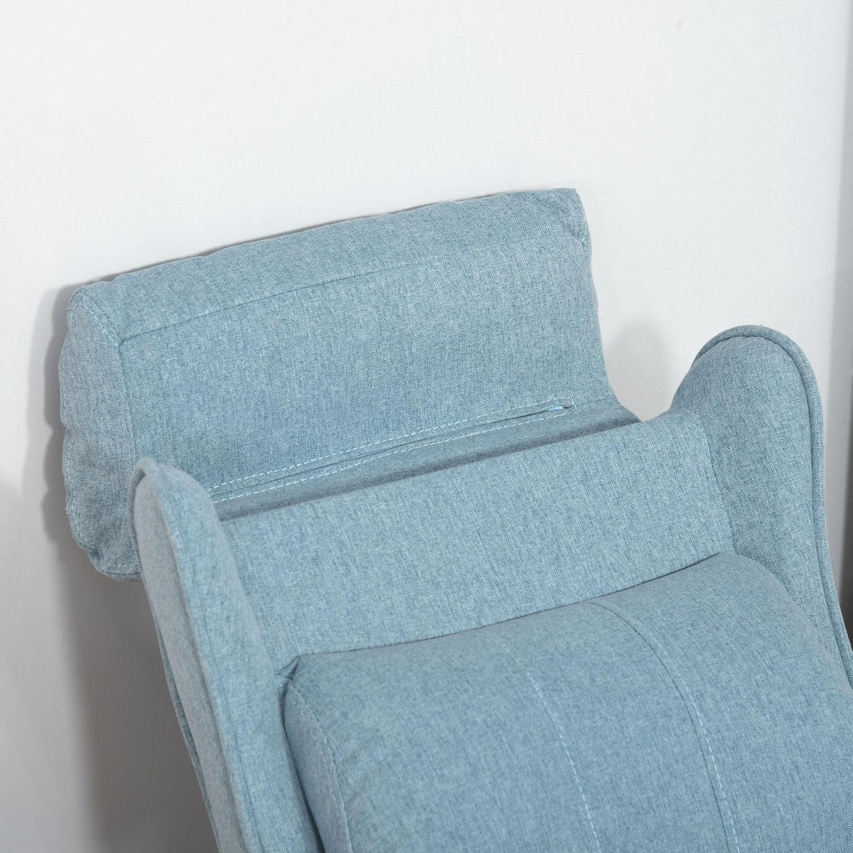 Children'S Sofa Children'S Couch With Adjustable Reclining Sofa & Footrest, Blue, For 3-5 Years, 58X53X70Cm