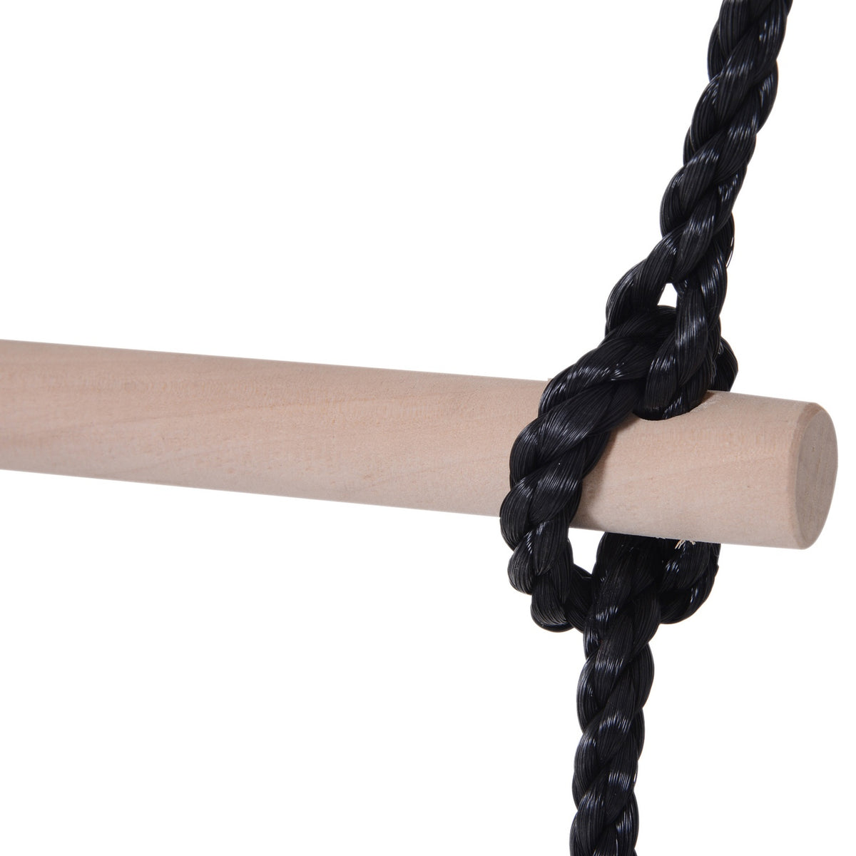 Children'S Swing Garden Swing With Metal Frame, Climbing Rope Ladder & Seesaw, For 3-10 Years, Up To 3 Children