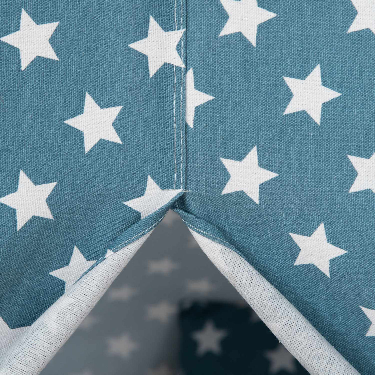Children'S Tent Tipi Indoor Outdoor Foldable Children'S Room Blue 120X120X155Cm