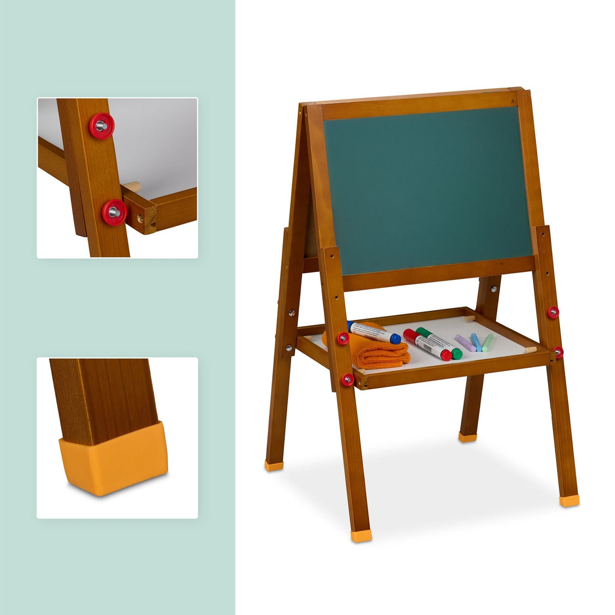 Children's 2-in-1 Easel – Whiteboard & Chalkboard