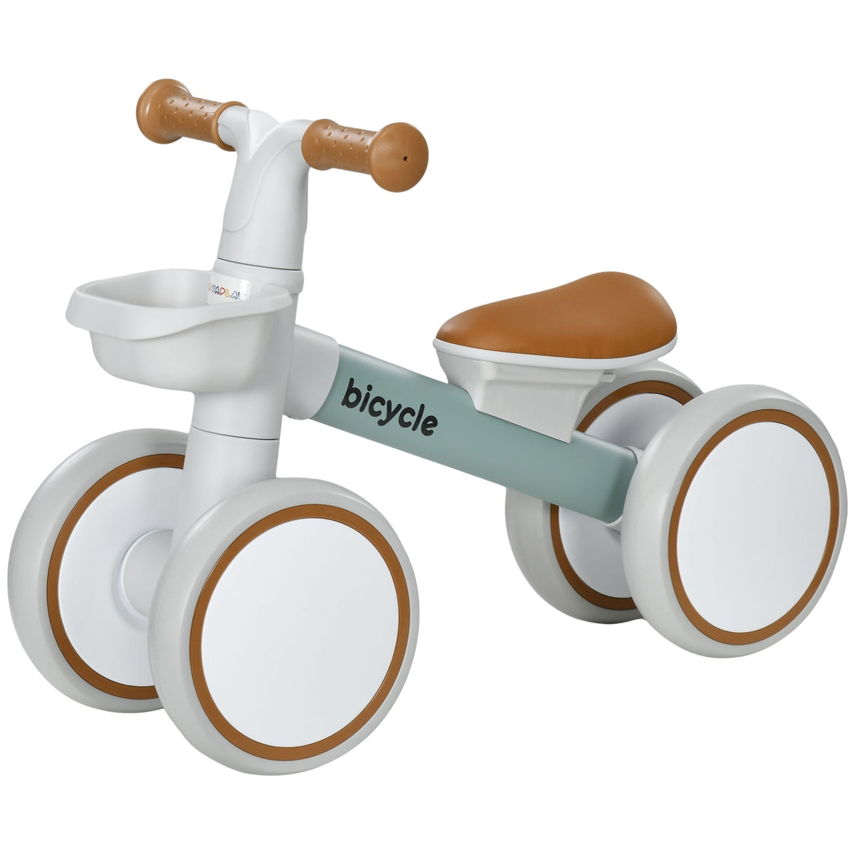 Children's Balance Bike Balance Bike from 1 Year Baby Slide Bike with TPU Wheels No Screws Gifts for Boys/Girls Toddler Toy Green + White 56 x 27 x 39 cm