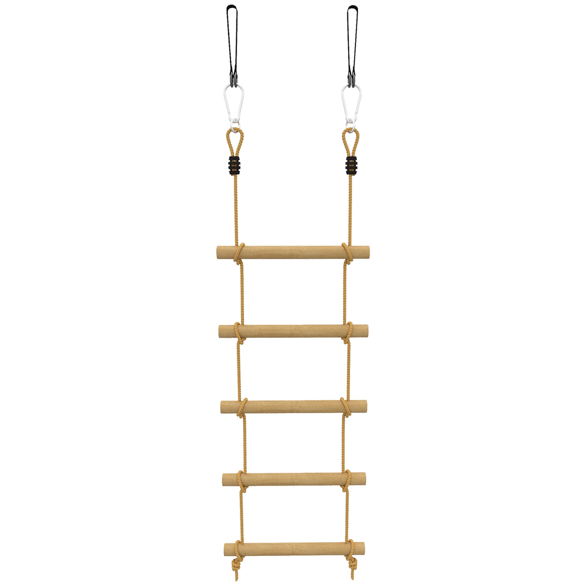 Children's Climbing Rope Set, 5 Wooden Rungs, 1.8m Rope