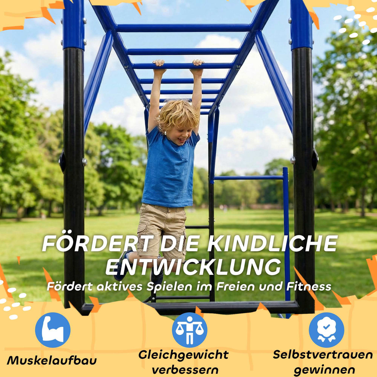 Children's Climbing Tower, Weatherproof Steel, Ages 3-8