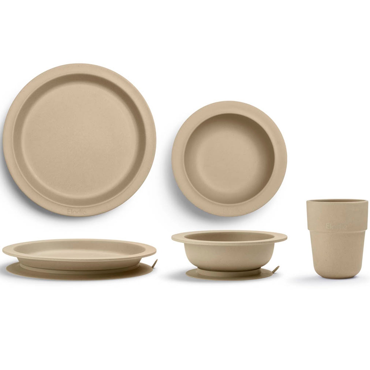 Children's Dinner Set, Pure Khaki