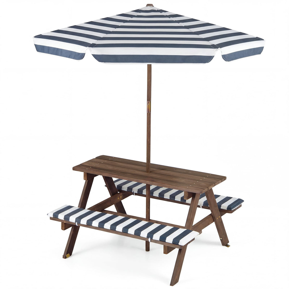 Children's Outdoor Table Set with Adjustable Umbrella