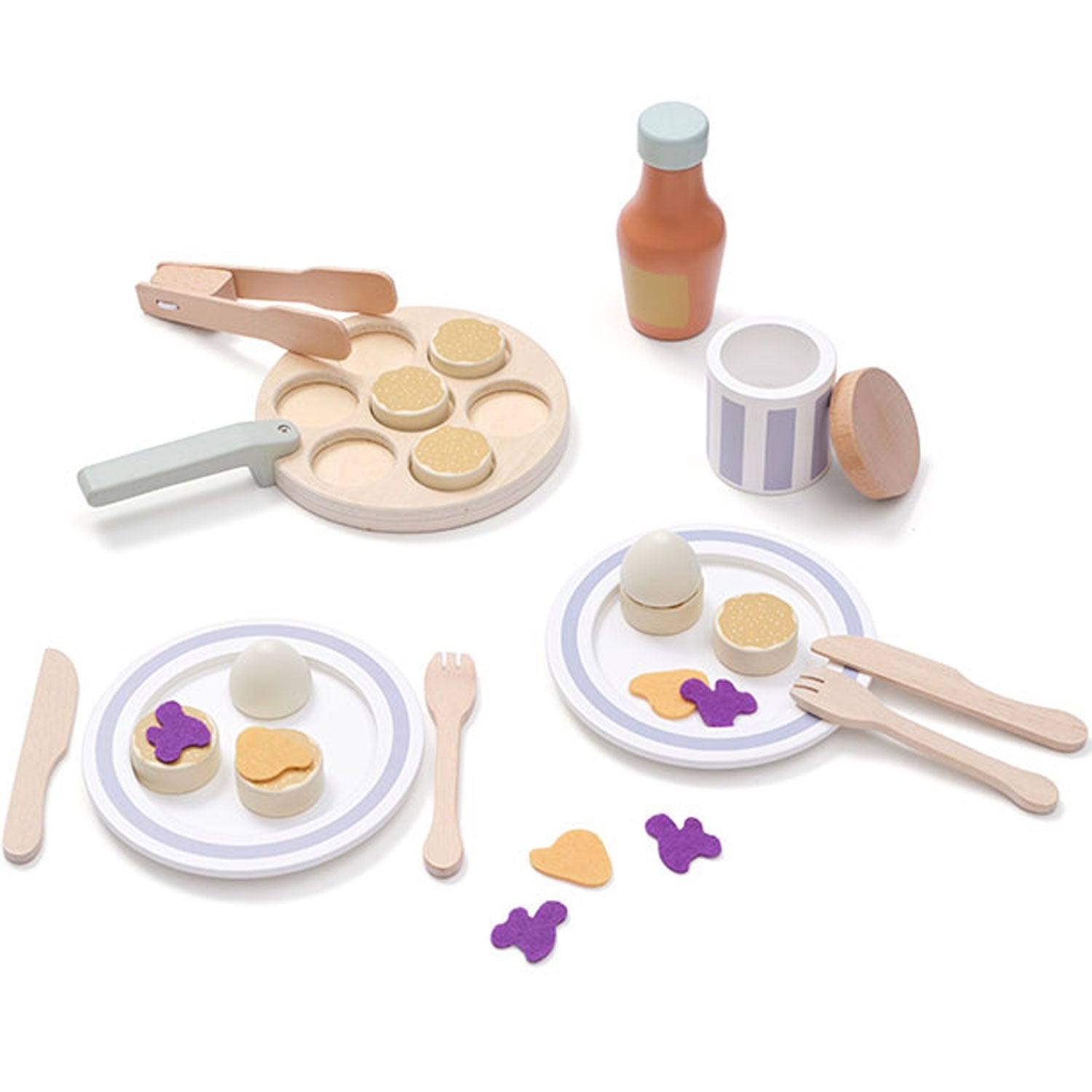 Children's Play Dinnerware Set – 16 Pieces, Durable Plastic