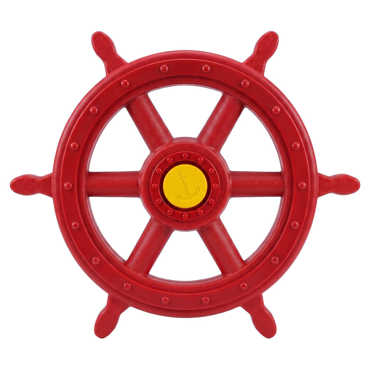 Children's Red Steering Wheel for Play Tower, 54 cm
