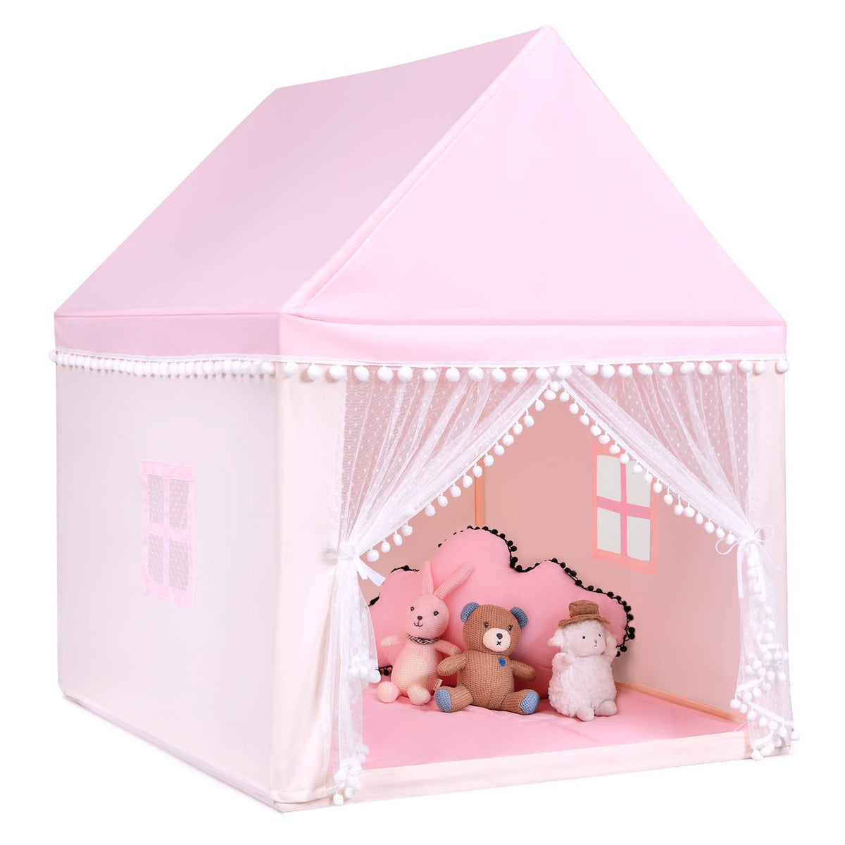 Children's Tent Playhouse Children's Playhouse Princess Princess Children's Play Tent Pink