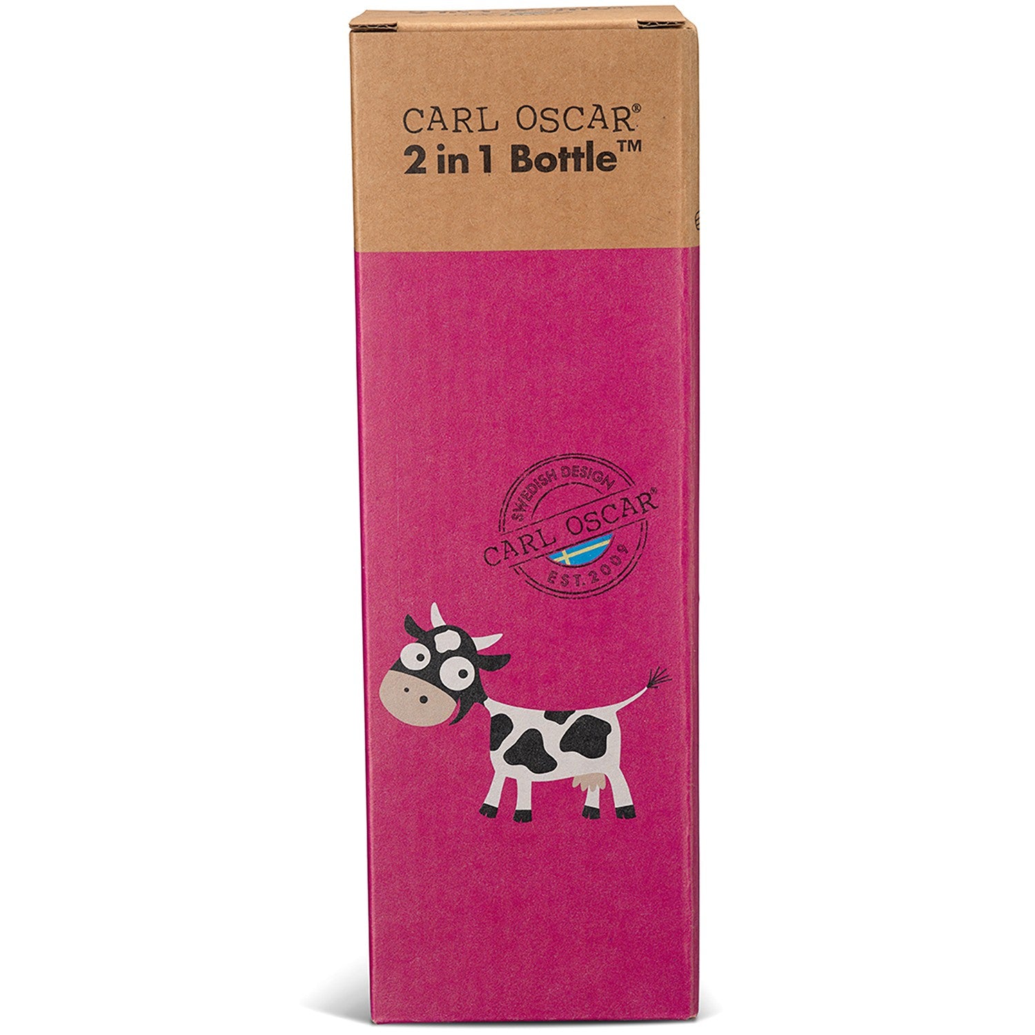 Children's bottle 2 in 1 0.3 + 0.15L Cerise