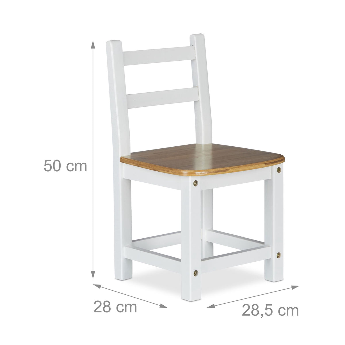 Children's chair RUSTICO white