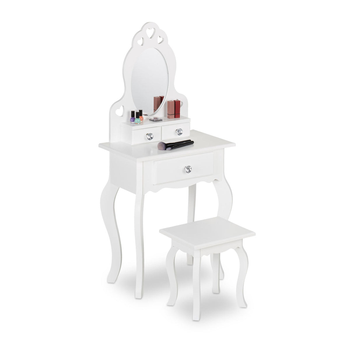 Children's dressing table with stool