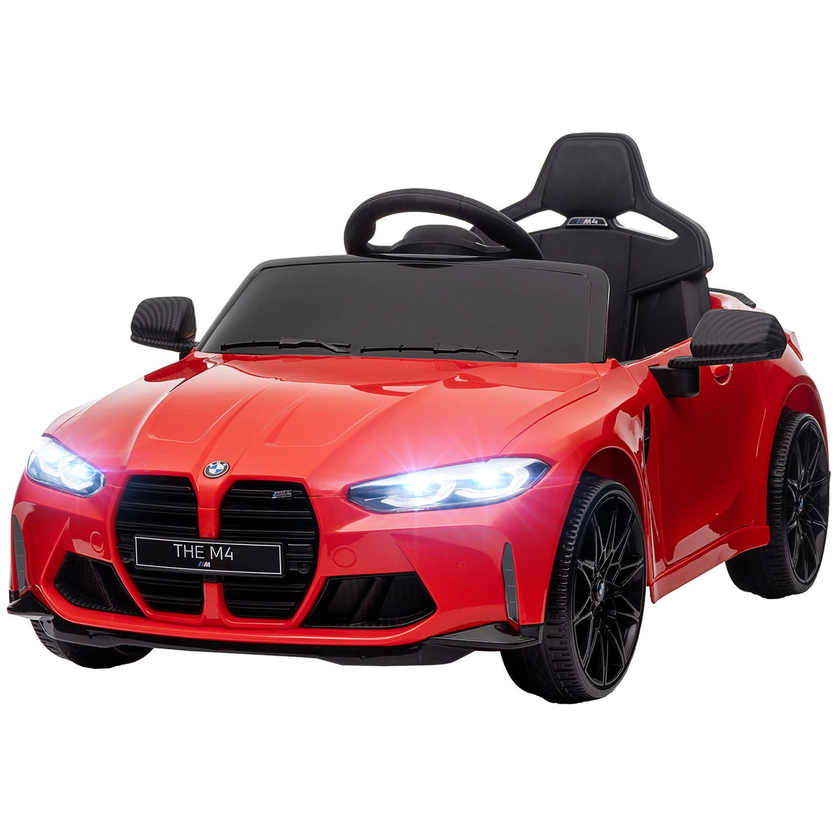 Children's electric car 12V children's car with 2.4G remote control, suspension, electric vehicle with MP3, USB, LED lights, horn, for 3-5 years