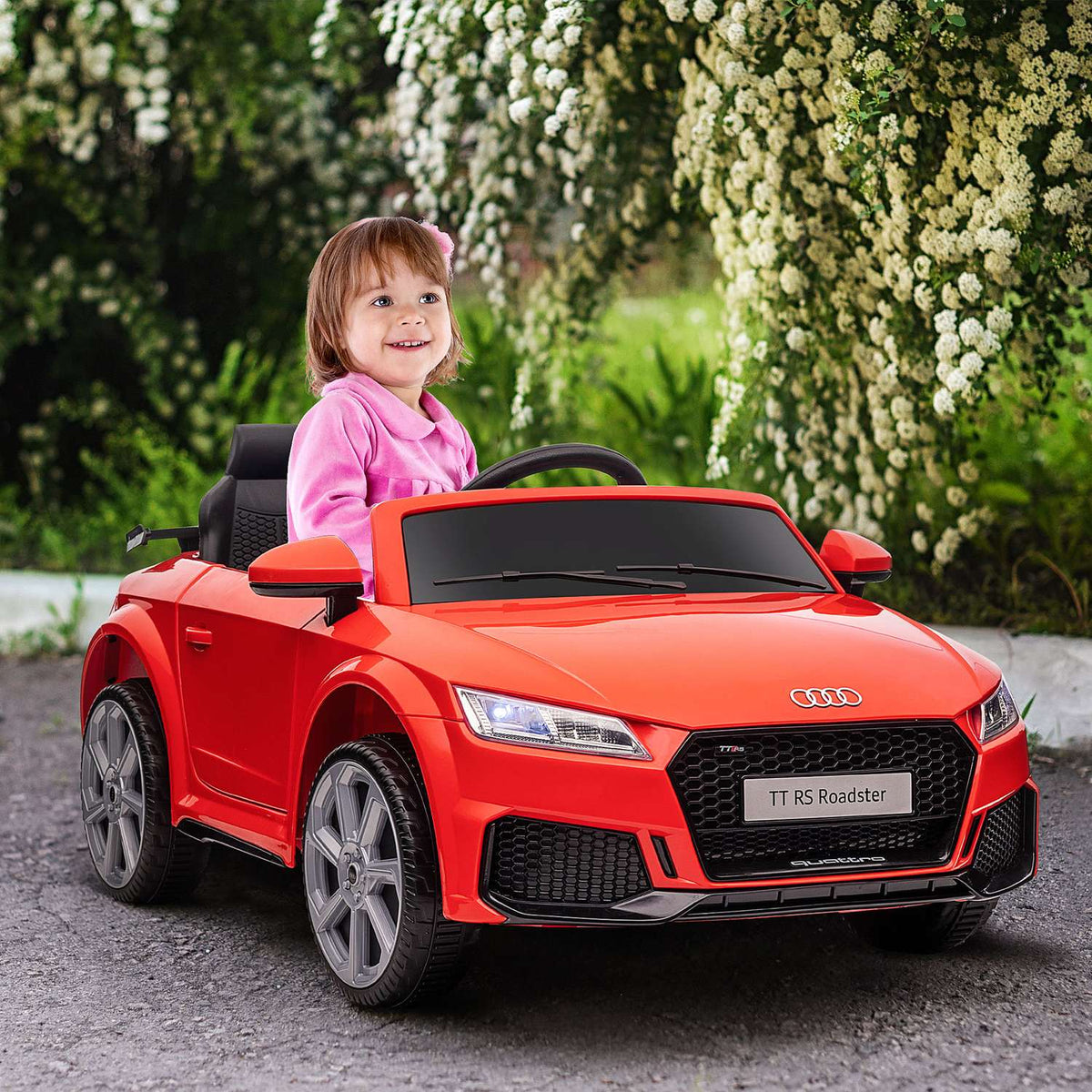 Children's electric car with remote control, MP3, for 3-6 years, PP, red, 102x60x44 cm