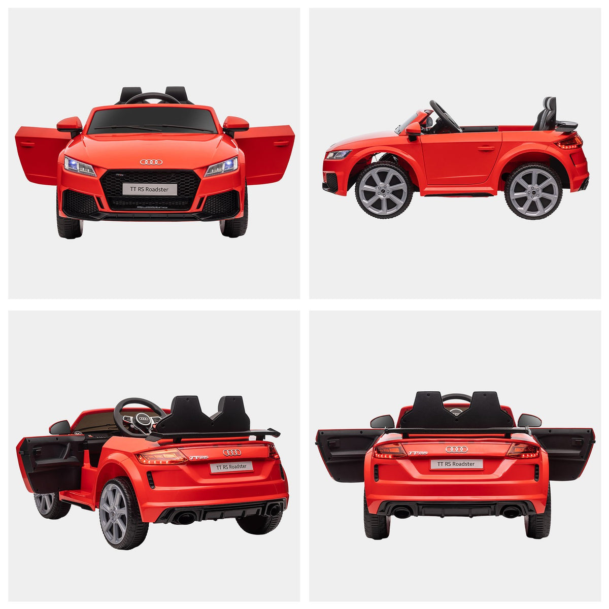 Children's electric car with remote control, MP3, for 3-6 years, PP, red, 102x60x44 cm