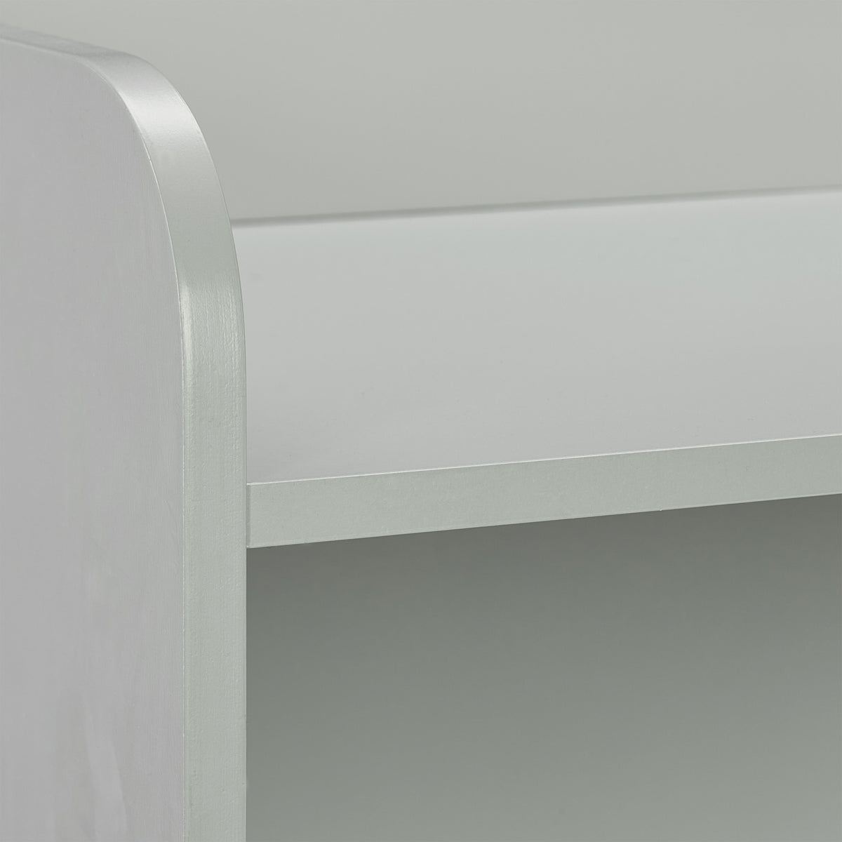 Children's room shelf in grey