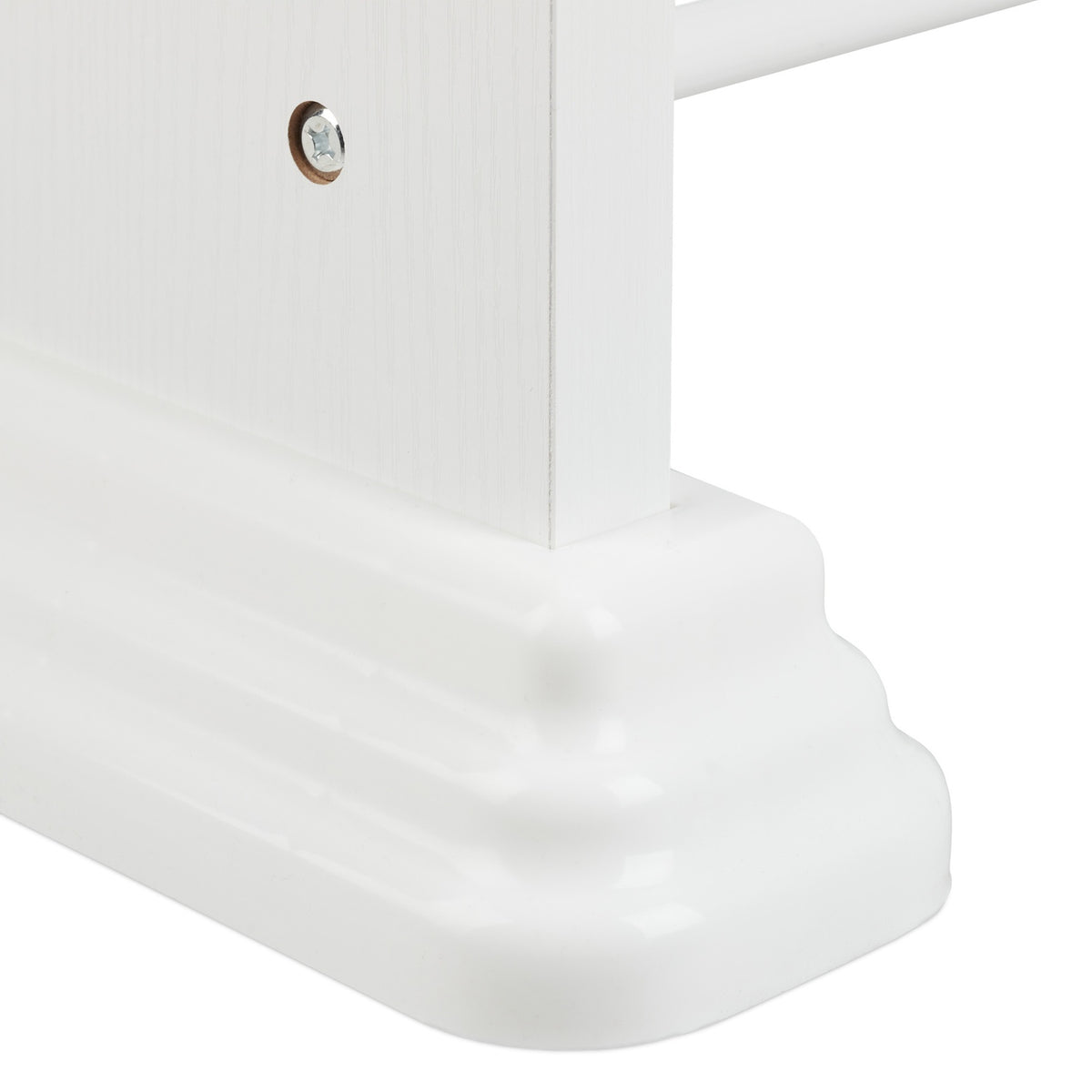 Children's shelf white with storage drawers