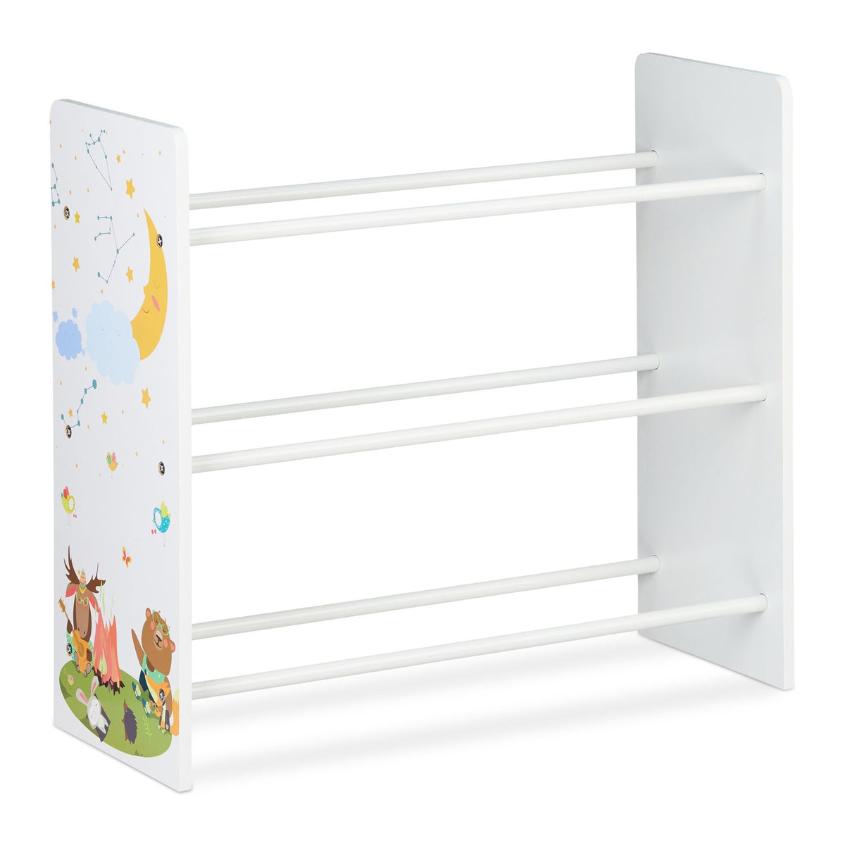 Children's shelf with 9 drawers and motif