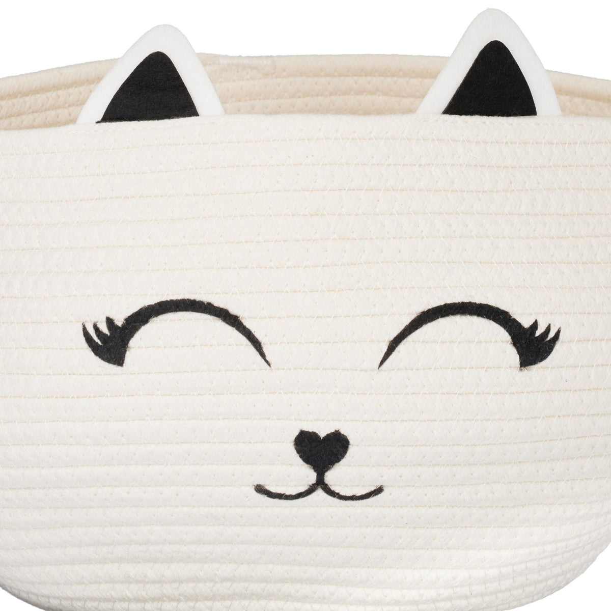 Children's storage basket cat