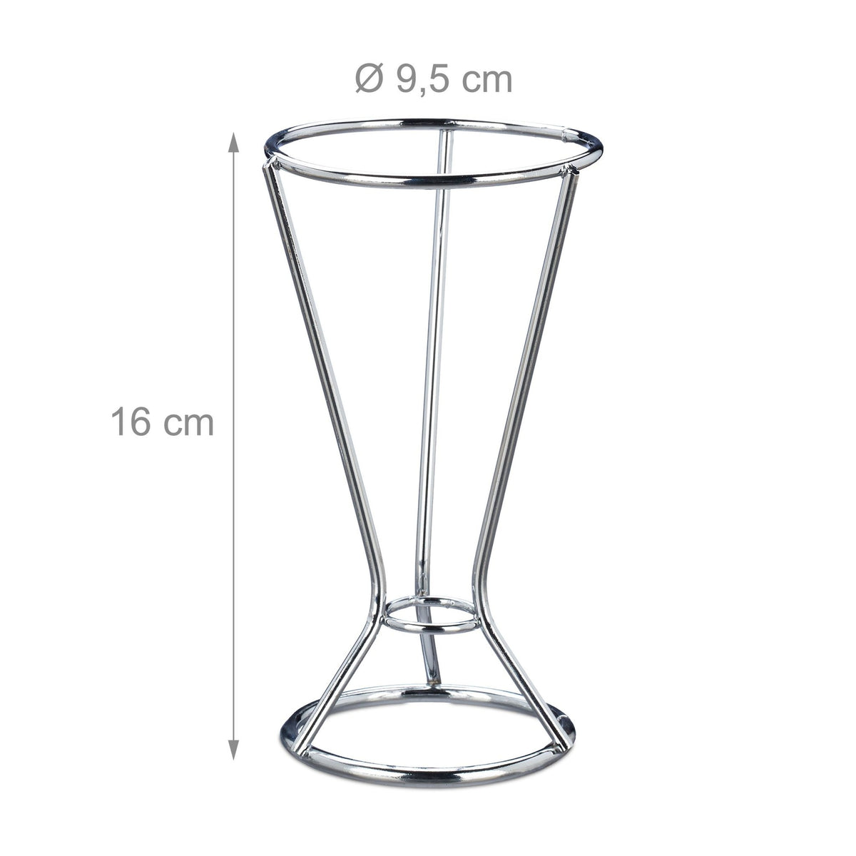 Chip holder, 4 pcs, stainless steel