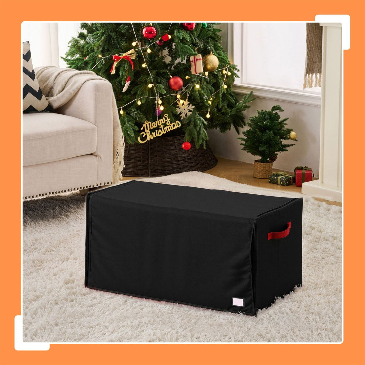 Christmas Bauble Storage Box with Adjustable Dividers