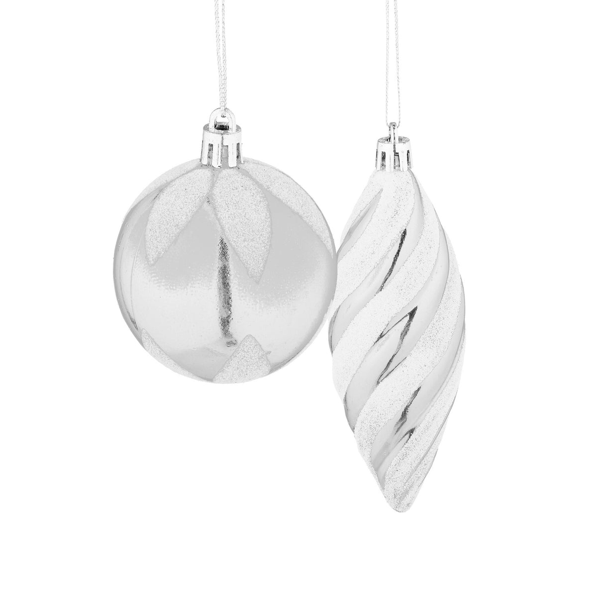 Christmas Ornaments Set, 72 Pieces – Baubles & Decorations