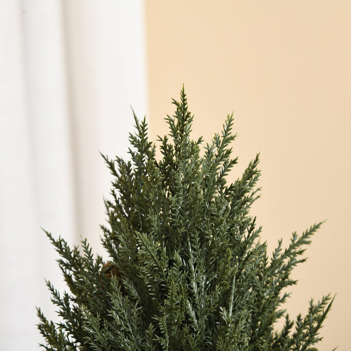 Christmas Tree 50 Cm Christmas Tree Cypress Christmas Tree With 7 Red Berries And 6 Pine Cones Artificial Fir Pvc Pe Green