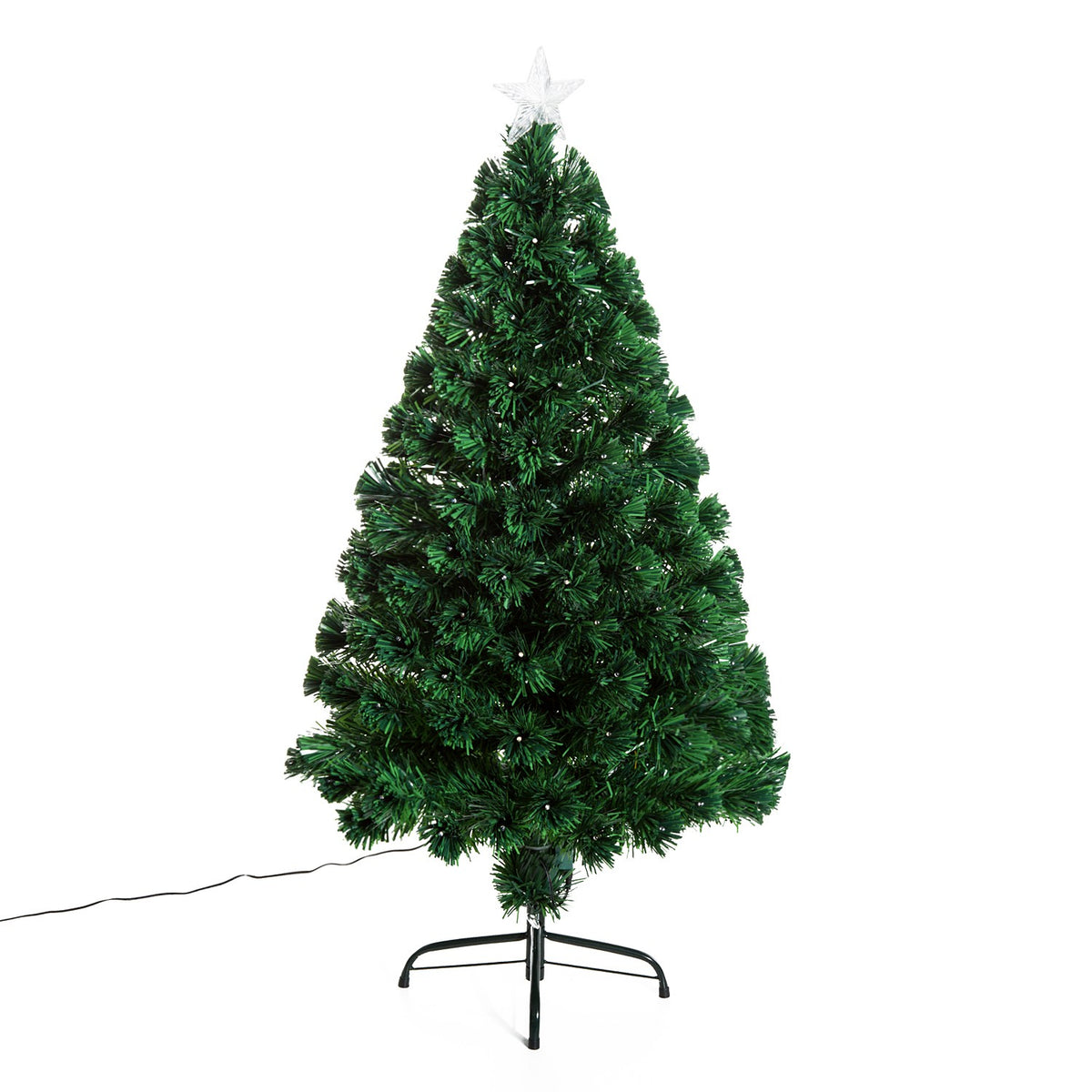Christmas Tree Artificial Christmas Tree Led Light Fiber 120 Cm