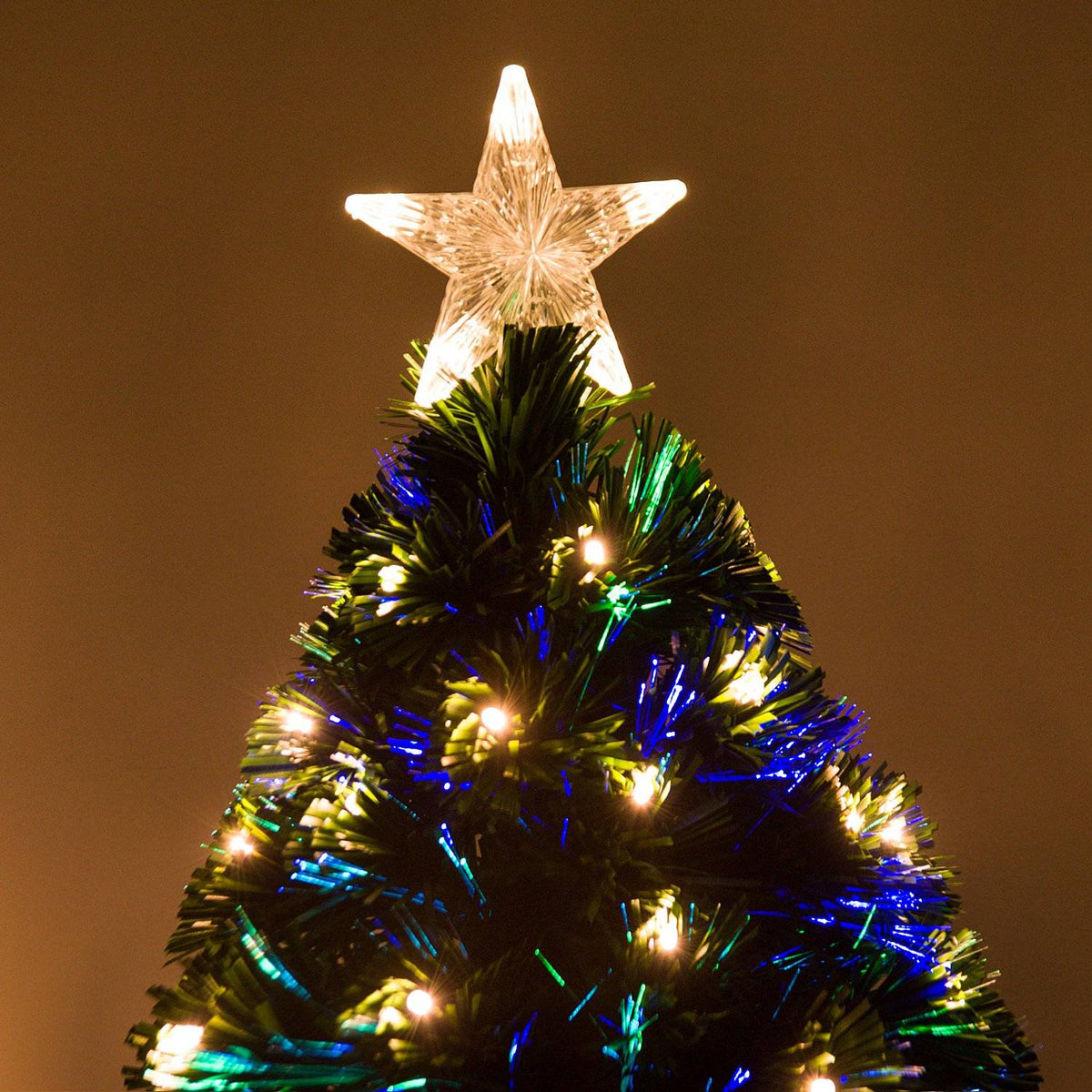 Christmas Tree Artificial Christmas Tree Led Light Fiber 120 Cm