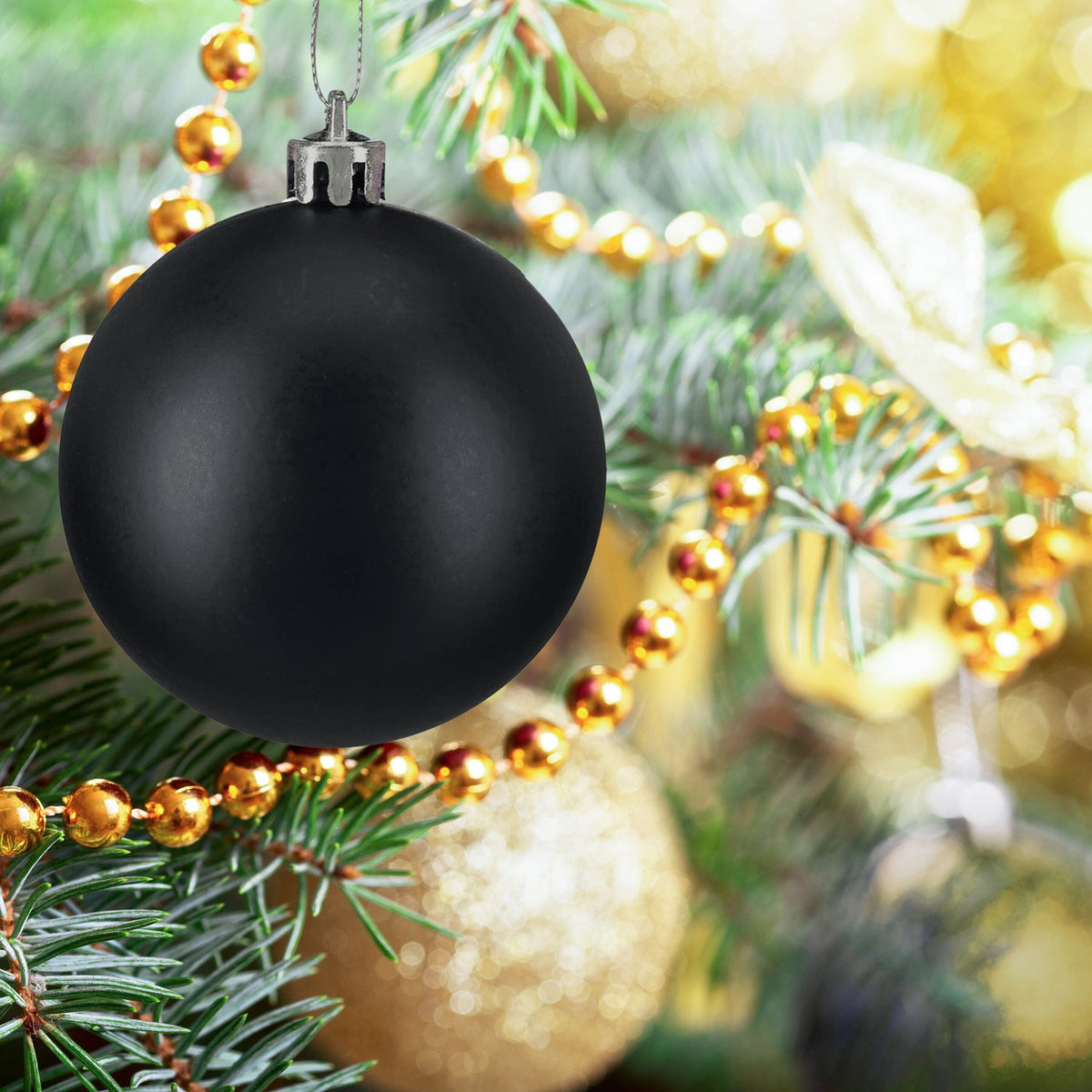 Christmas Tree Baubles Set, 100 Pieces, Matte/Glossy/Glitter