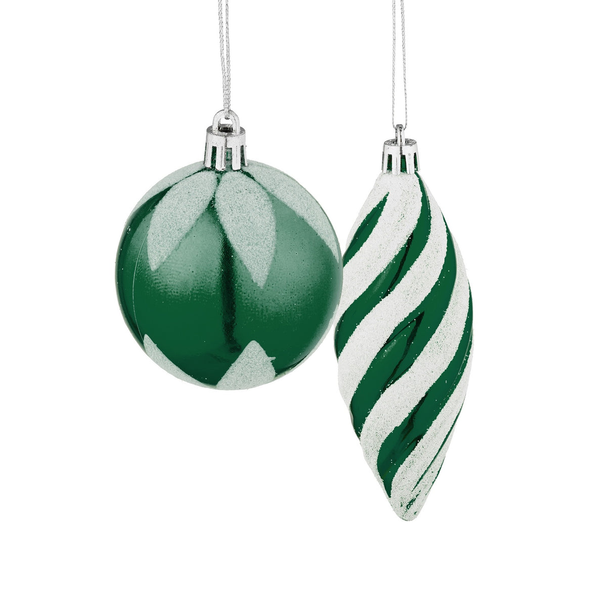 Christmas Tree Ornaments Set, 72-Piece Baubles & Decorations