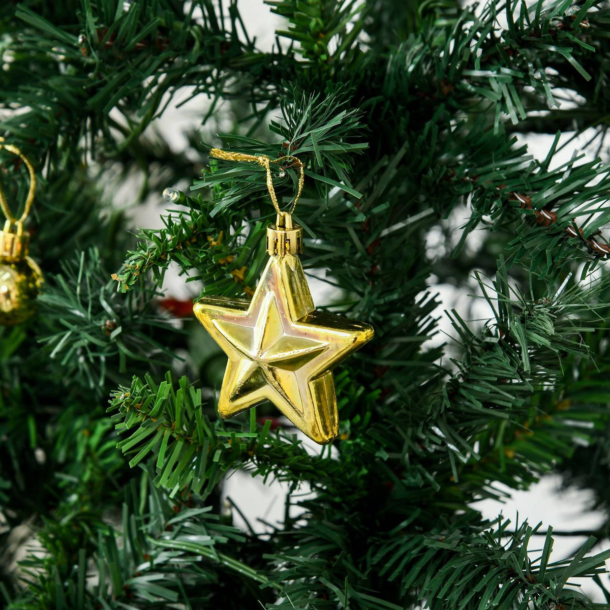 Christmas Tree With Decoration 200 Leds 745 Tips Ø 112 X H180 Cm