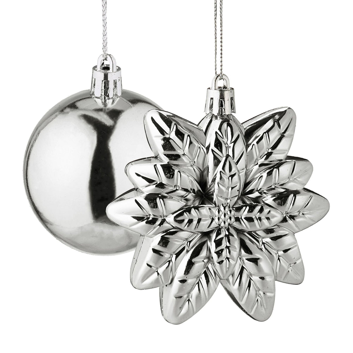 Christmas tree balls in a pack of 100