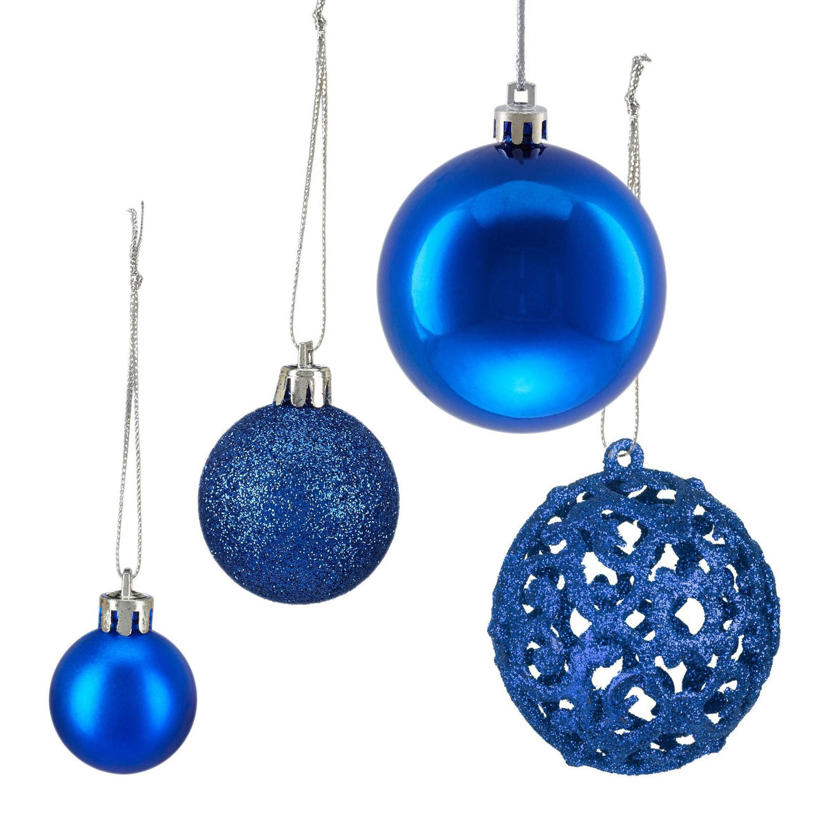 Christmas tree balls in a set of 50
