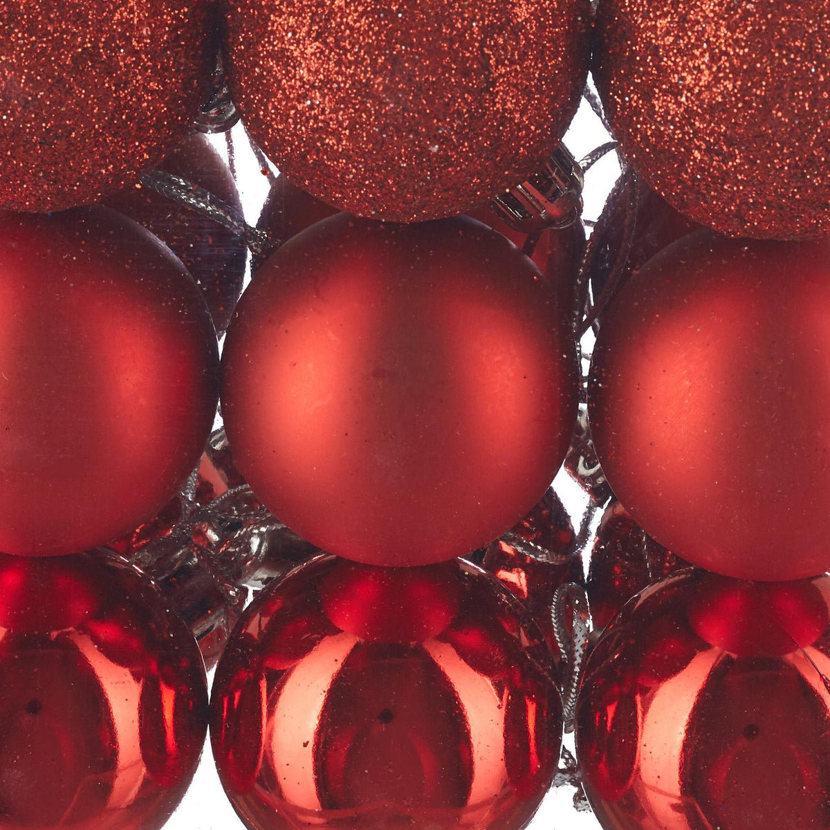 Christmas tree balls in sets of 100