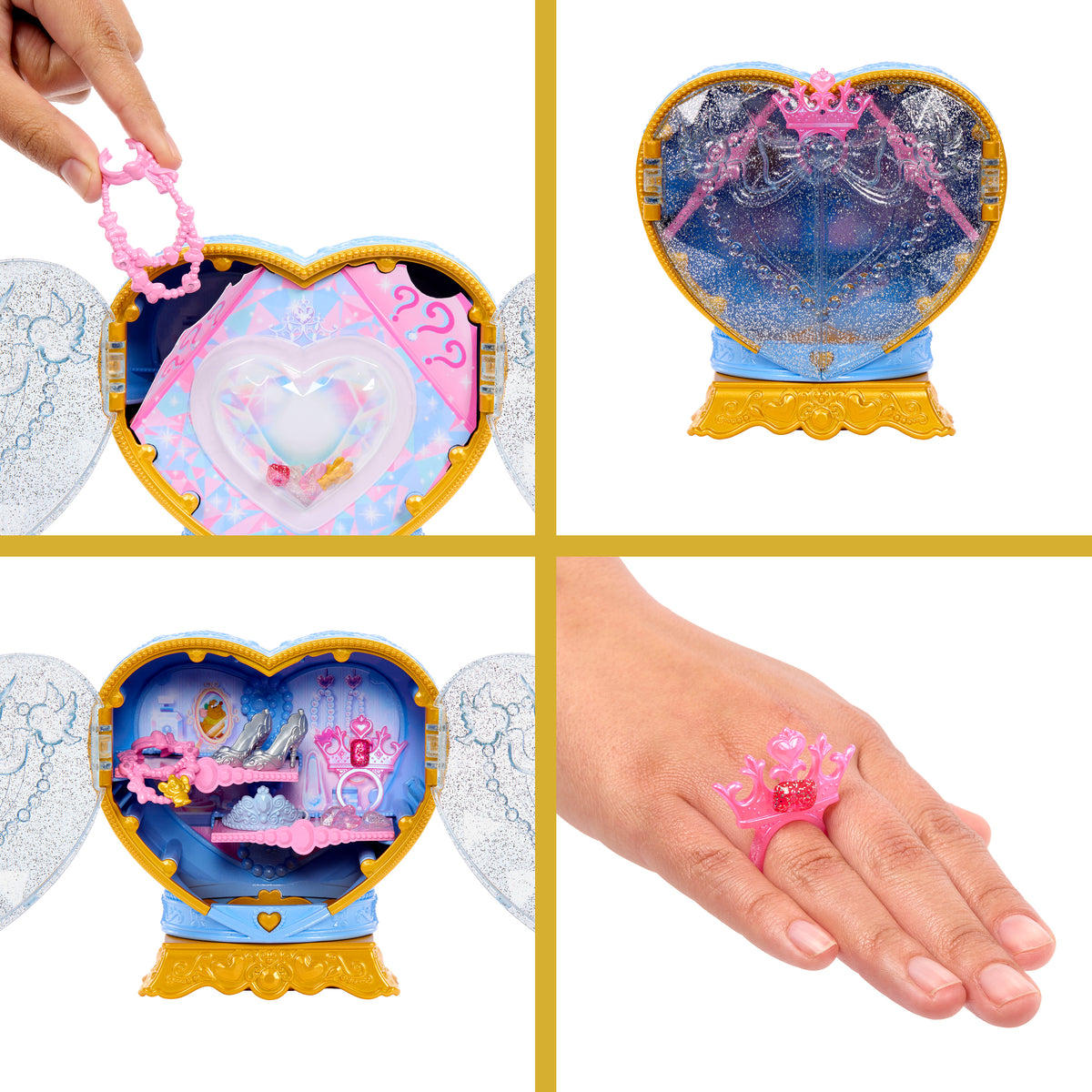 Cinderella Heart Wand with Doll and Accessories Set