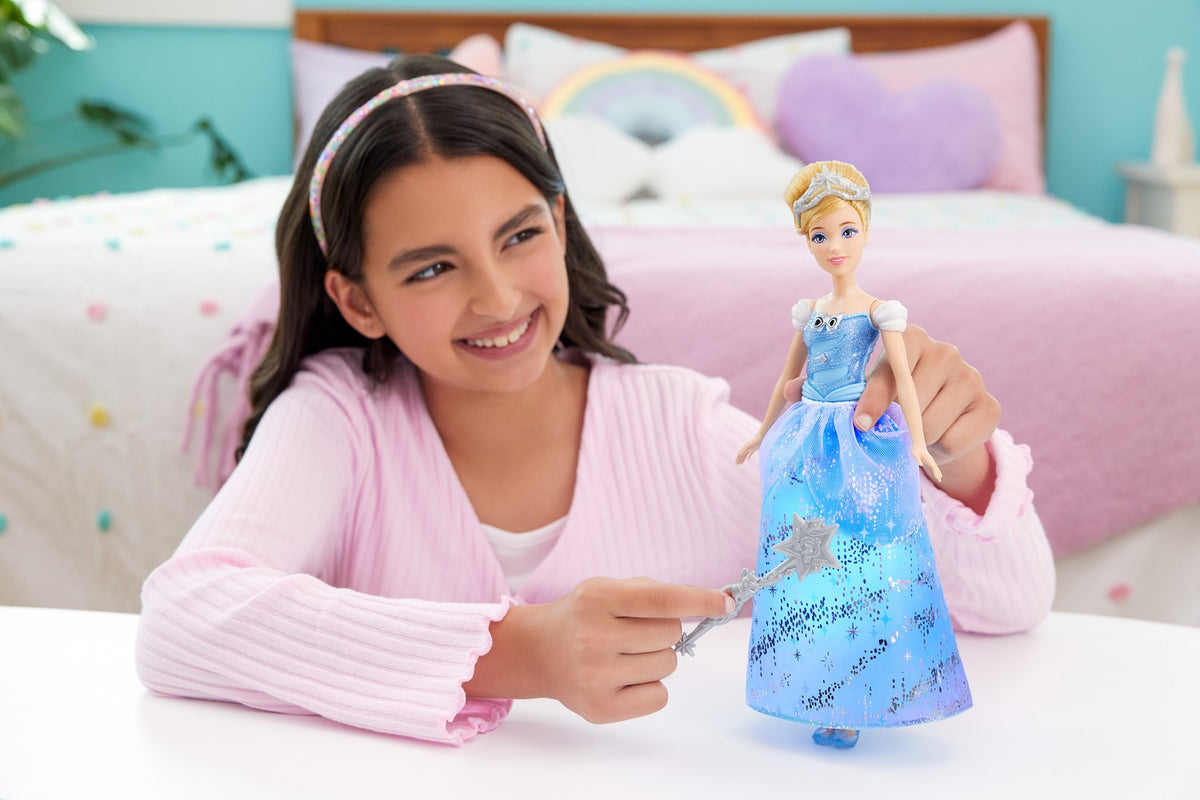 Cinderella Light-Up Doll with Wand and Sounds