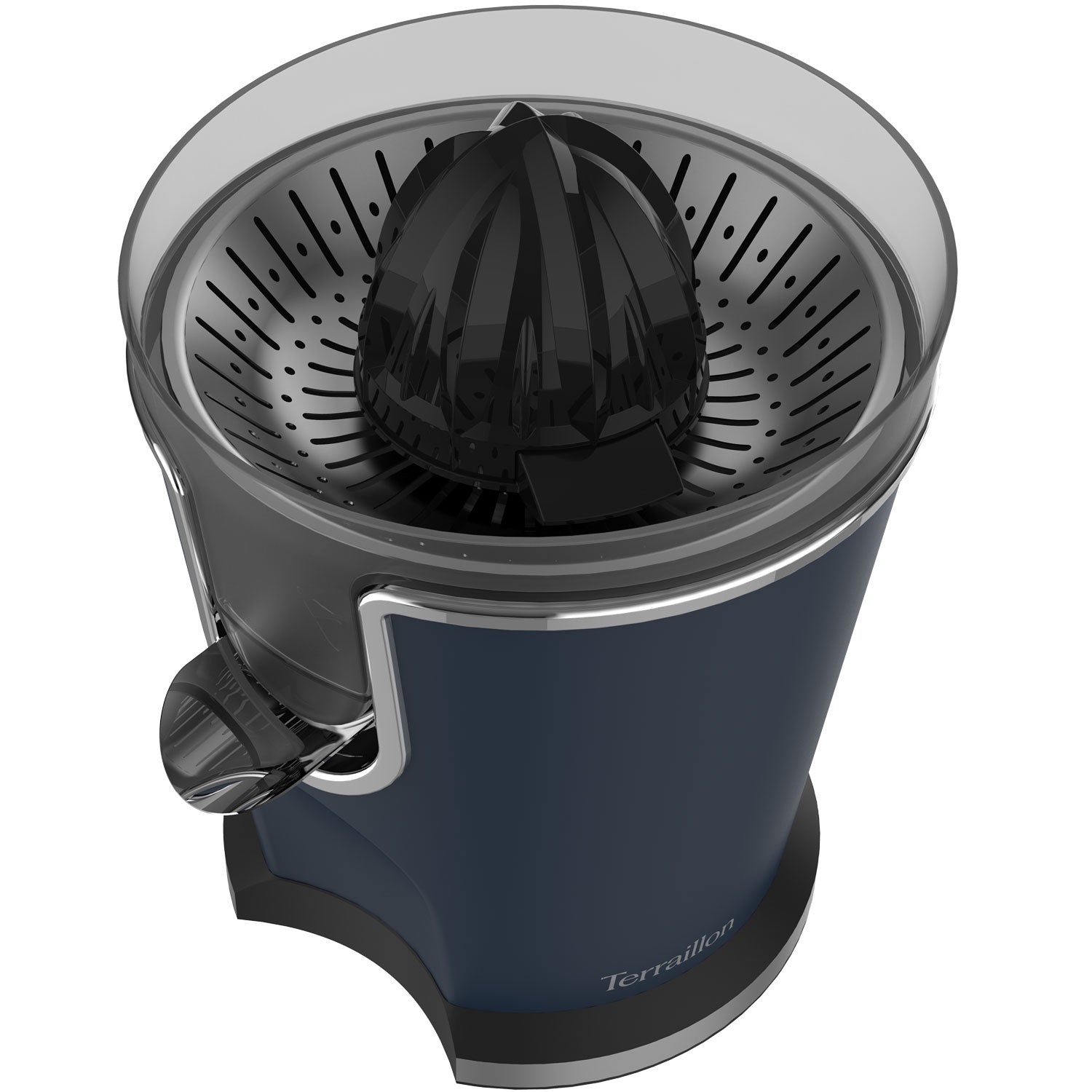 Citrus Juicer 160W – Stainless Steel, 2 Cones