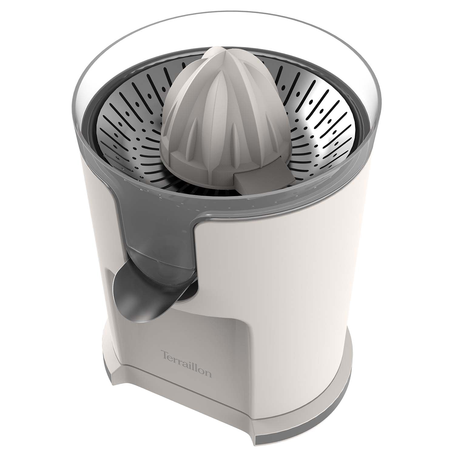 Citrus Juicer 160W – Stainless Steel, Dual Cones