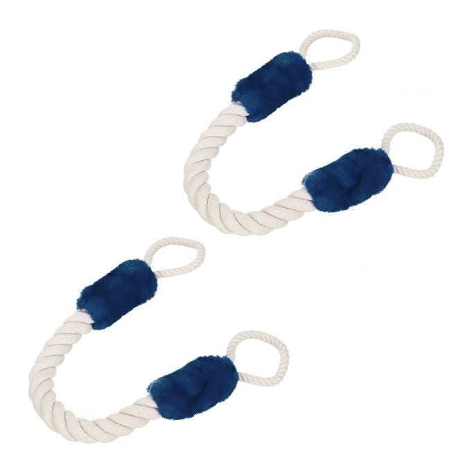 Clamp for protection of door cord, 2 pcs, dark blue