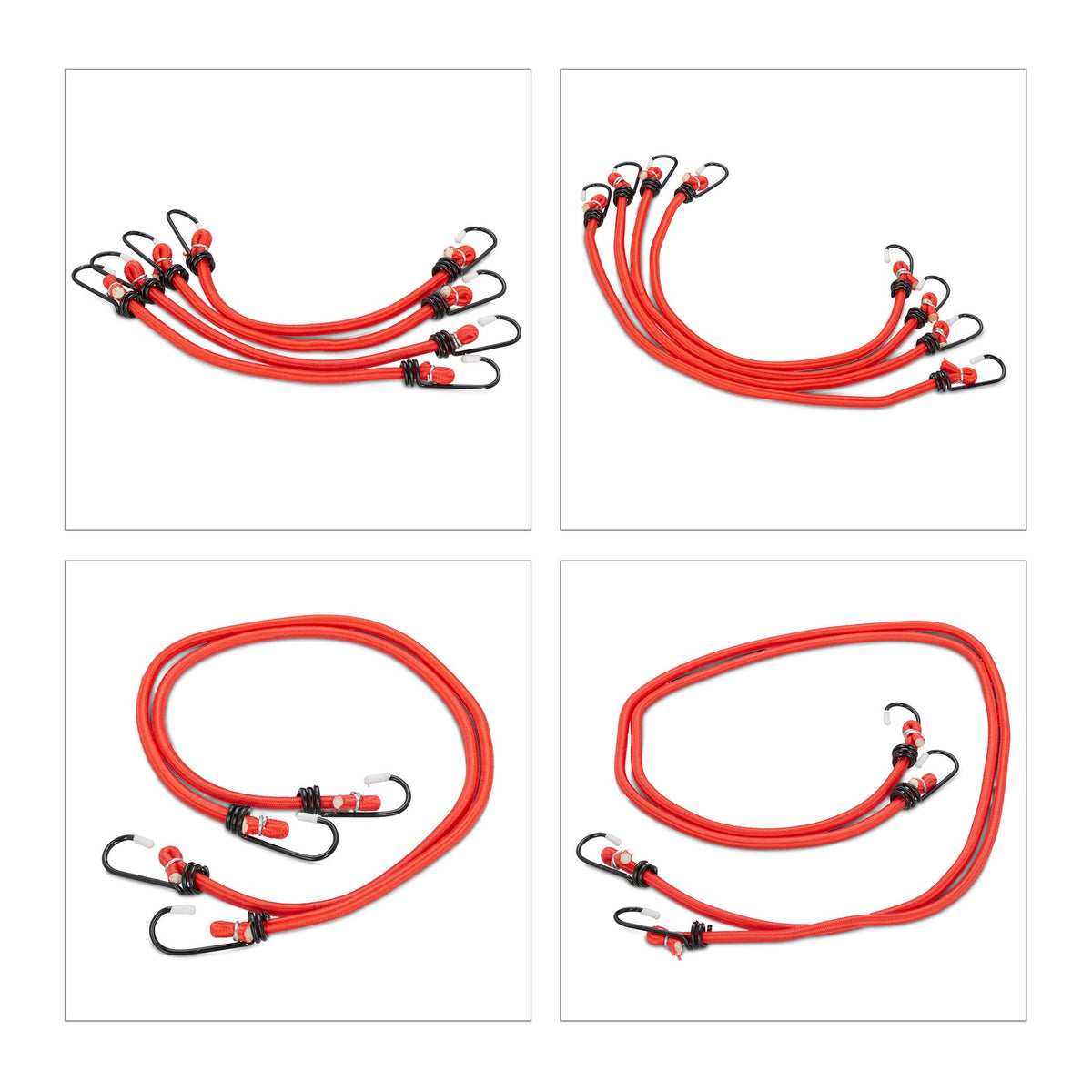Clamp rubber 12-piece set 4 sizes