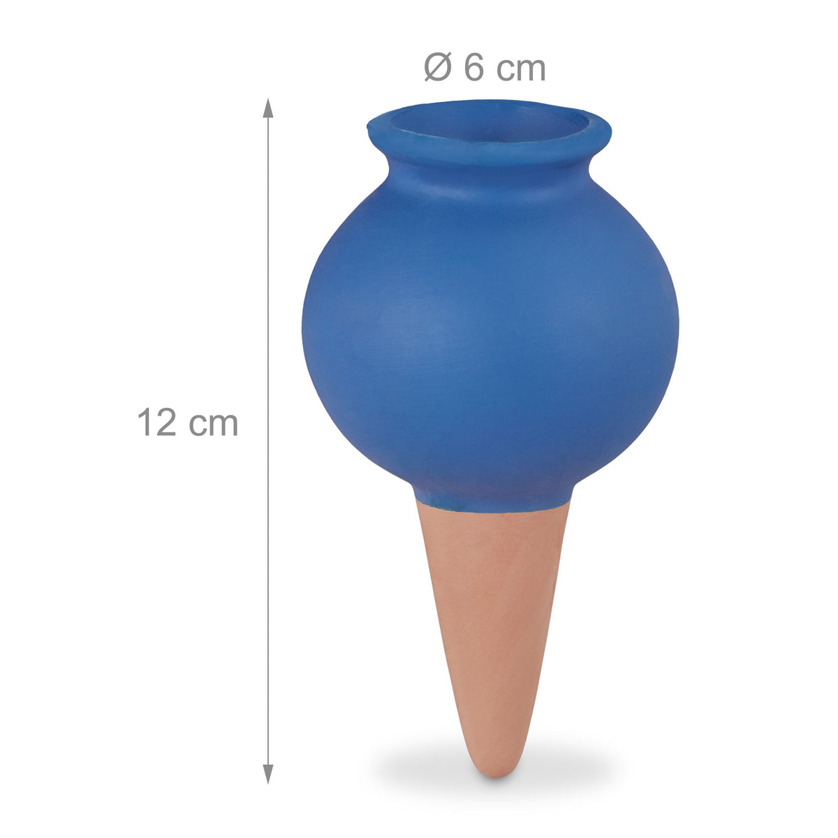 Clay cones, set of 6