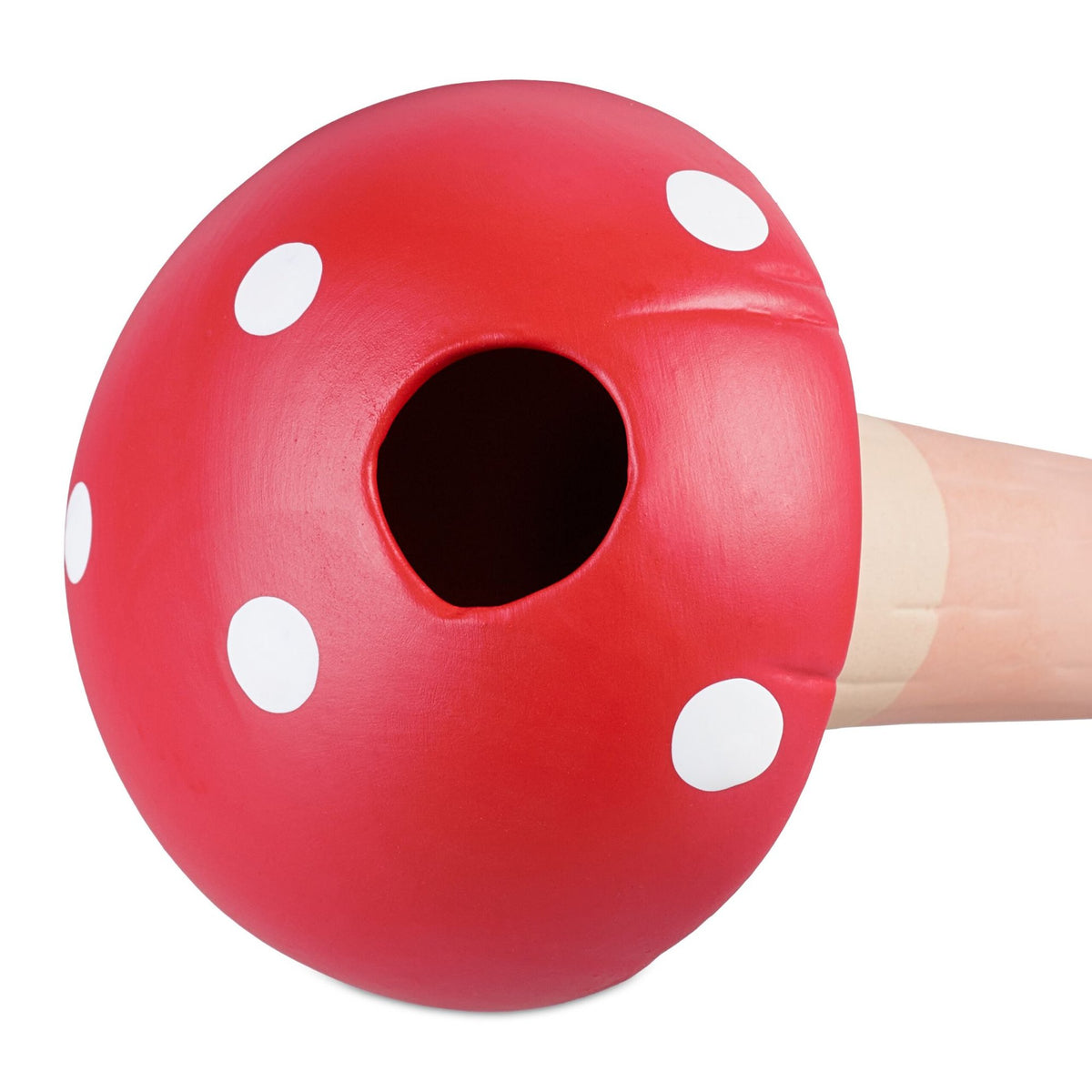 Clay cone with mushroom motif set of 4