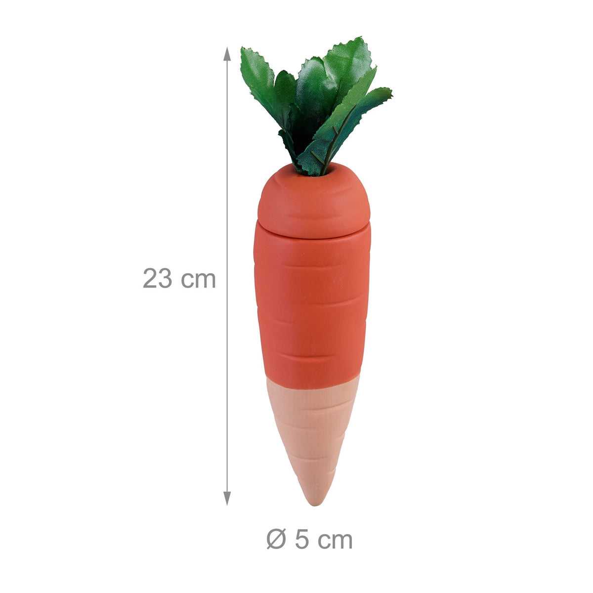 Clay cow carrot set of 4
