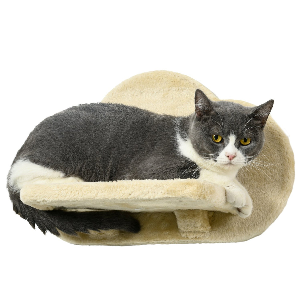 Climbing Wall For Cats 4 Piece Set With Stairs, Hammock, Jumping Platform, Plush, Up To 5Kg