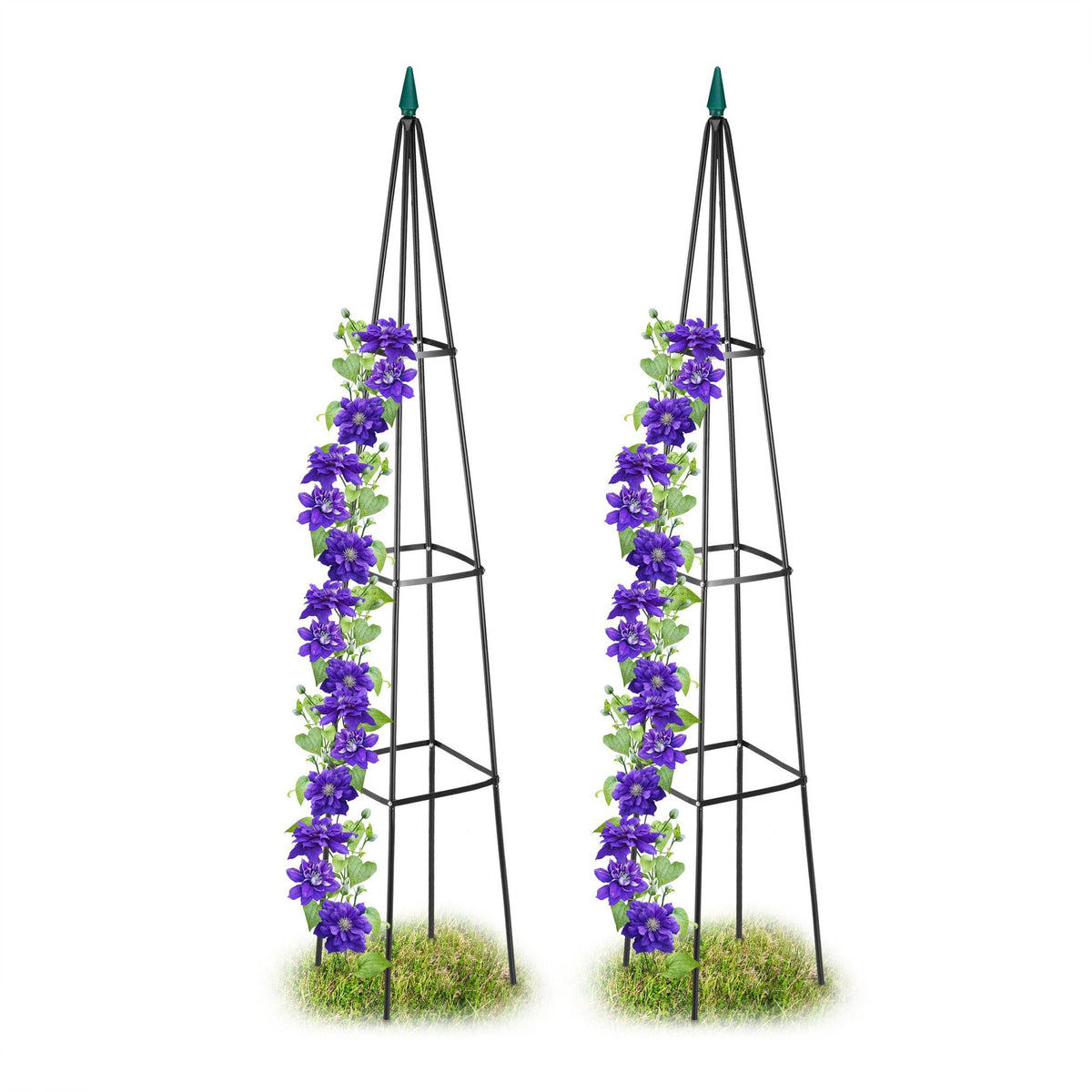 Climbing aid Set of 2 190 cm black