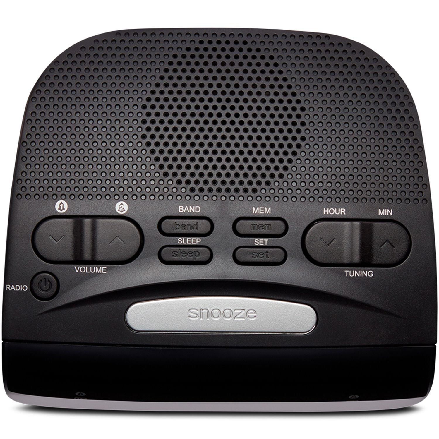 Clock radio with dual alarms